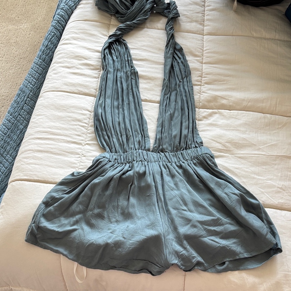 Elegant Gray Jumpsuit
